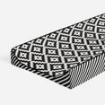 thumbnail image 2 of Bacati - Aztec Love Black Neutral Quilted Changing Pad Cover, 2 of 25