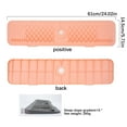 thumbnail image 3 of hulanddfd Kitchen Pad, Foldable Slope Kitchen Faucet/Sink Spray Guard, 23.6in Drip Protector Spray Guard Catcher Kitchen Silicone Faucet Absorbent Mat for Sink Faucet Pink, 3 of 3