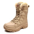 thumbnail image 2 of Zapatos Caminata Botas Invierno para Mujeres Piel Aislamiento Cálido Forradas Al Aire Libre, 2 of 8