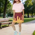 thumbnail image 2 of EnJoCho Toddler Skirt Little Girls Athletic Unifor𝗆 Skorts Go𝗅f Outfit Cheer Tennis Skirts with Shorts Girls Floral Dress Easter Floral Print Dress, 2 of 7