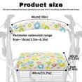 thumbnail image 6 of HELLHERO Colored Flowers Walker Covers Easy to Clean Rollator Walker Seat Covers Removable Easy to Use, 6 of 7