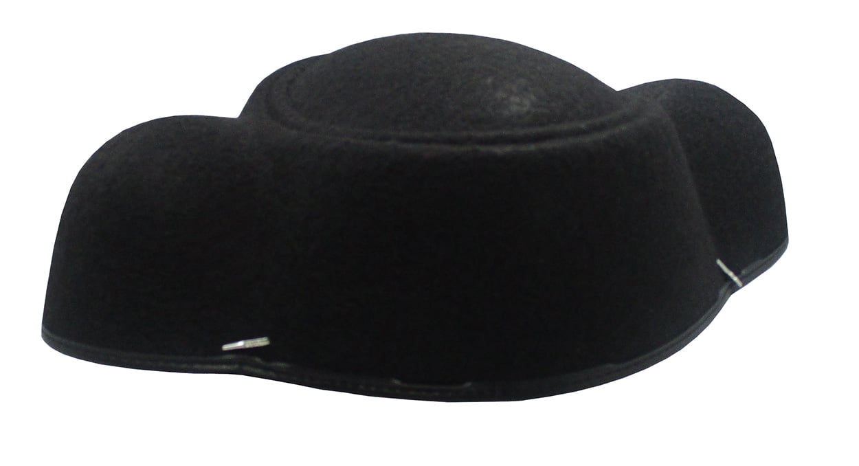 Matador Hat Felt Costume Accessory Black Bull Fighter Montera Adult Cap