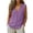 Purple, variant on SwiftWear Women's Cotton Tank Top Dressy Sleeveless Summer Casual Button-Down Shirt Breathable Loose Fit Casual Work Blouse