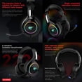 thumbnail image 3 of Havit H2232D LED Lighting 3.5mm+USB, 50mm Drive Gaming Headset_Black, 3 of 3