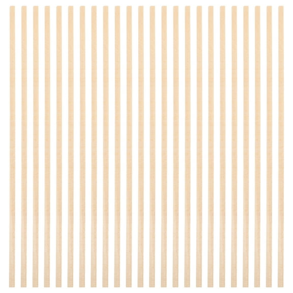 FRCOLOR Wooden Square Dowel Rods for DIY Crafts with Smooth Finish and Basswood Craft Sticks 30.5x0.6cm