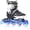 Black, variant on Adjustable Inline Skates for Kids Boys & Girls with Light up Wheels, Youth Blade Roller Skating for Beginners Ages 3-15 Blue