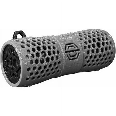 Urban Beatz UB-SPB6M-103 Rock-On Hex Rugged Bluetooth Speaker, Gray