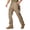 Khaki, variant on Fleece Lined Pants for Men Ripstop Cargo Work Hiking Ski Pants Winter Outdoor Insulated Trousers