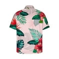 thumbnail image 4 of HAPIMO Loose Hawaiian Beach Shirts for Men Clearance Fashion Tees Floral Graphic Teens Tops Short Sleeve Turndown Collar Lapel Button Activewear Casual Relaxed Summer Black M, 4 of 5