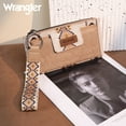 thumbnail image 5 of Wrangler Purses for Women Western Clutch Purse Rfid Wallet Womens, Tan, 5 of 7
