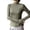 Army Green Shirts, variant on CAIVO Plus Size Tops Women's Semi High Neck Blouse Long Sleeve Shirt Elegant Ruffle Detail Casual Comfortable Stretchable Basic Layering Piece Comfort Solid Color Back To School Dailywear