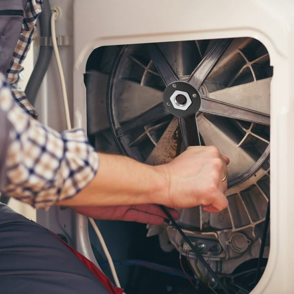 SILENRADAWN Washing Machine Clutch Wrench 36mm 38mm in Black 1Set for Disassembly Tool