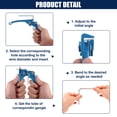 thumbnail image 3 of 1/8" 3/16" 1/4" Freno Línea Dobladora Manual Tubo Combustible Doblado Herramienta, 3 of 6