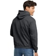 thumbnail image 2 of Men's Hanes® EcoSmart Fleece Pullover Hoodie Color: Purple Size: XL, 2 of 4