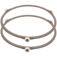 thumbnail image 5 of Monyance Oven Glass Plate 2Pcs Microwave Glass Plate Roller Ring Replacement 19.6cm(7.72X7.72X0.55Inches), 5 of 11