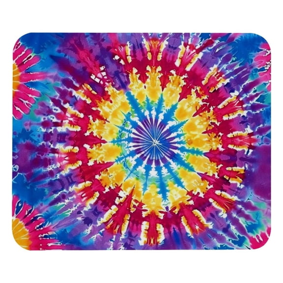 PhooArto Comfortable Mouse Pad Colors Tie Dye Pattern Desktop Mousepad , 21 x 25 cm Mouse Mat, Non-Slip Rubber Base, Improves Speed and Precision