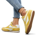 thumbnail image 6 of Gexuson Retro Wide Width Sneakers Classic Casual Walking Shoes Non Slip Shoes for Women 6 Wide, Yellow, 6 of 7
