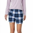 thumbnail image 6 of Eddie Bauer Ladies' 3-Piece Waffle Fleece Pajama Set 1608997 (Purple, XXL), 6 of 7