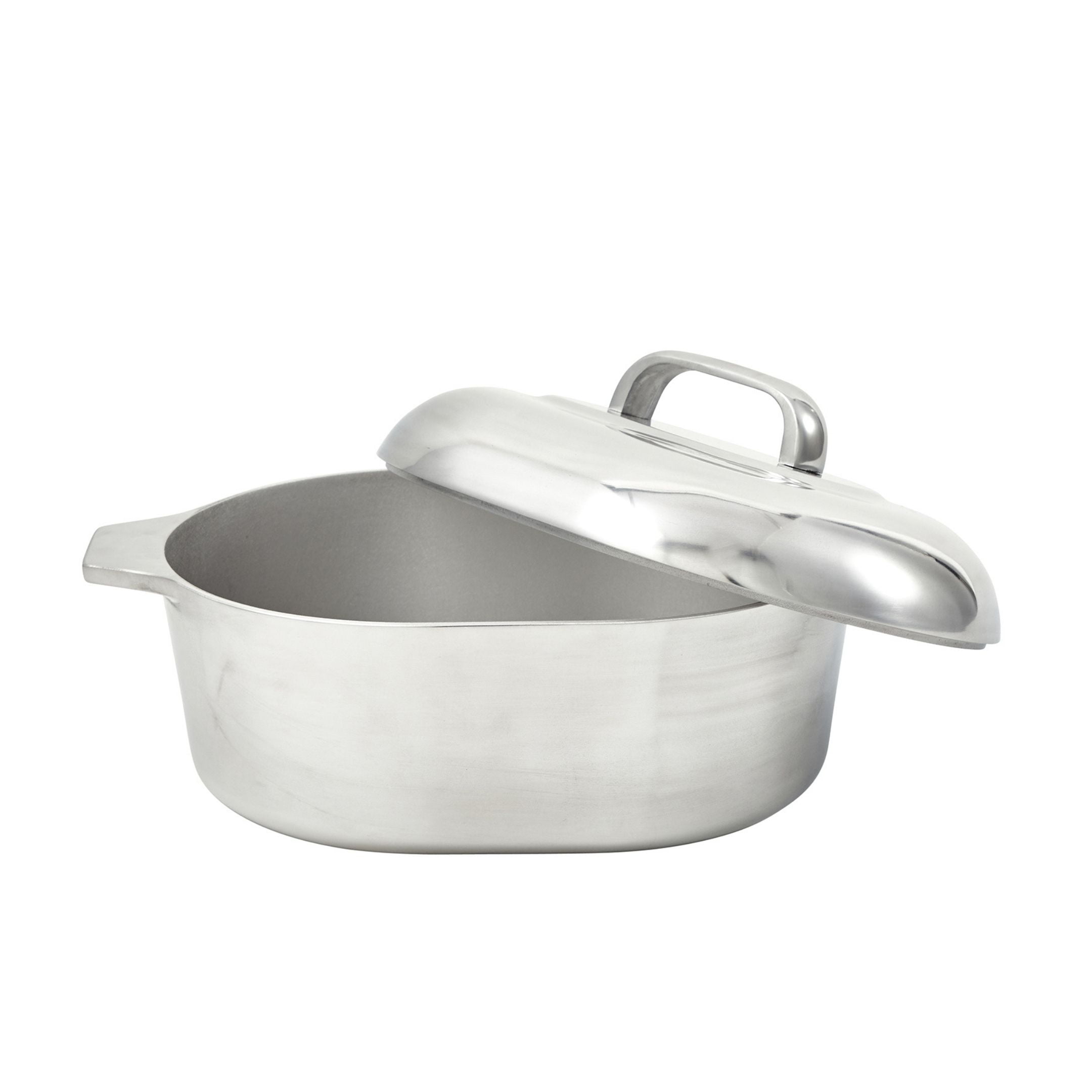 Cajun Cookware Aluminum Roaster Pan with Lid - 15-inch Roasting Pot - -  Tastylid