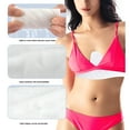 thumbnail image 4 of TELOLY 2026 New 5/10Pcs Bra Liner Reusable Washable Under-Breast Sweat Absorber Pads Women Odor Control Cotton Breast Pad Moisture Wicking Boob Insert Lining for Gym,Yoga,Running,Daily Wear, 4 of 7