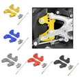 thumbnail image 2 of DYNWAVECA Rearsets Base Foot Pegs Back Raise Bracket for R3 7.make adjustments according to personal riding habits , Gold, 2 of 9
