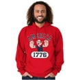thumbnail image 5 of Popeye The Sailor Man America 1776 Hoodie Sweatshirt Women Men Brisco Brands S, 5 of 6