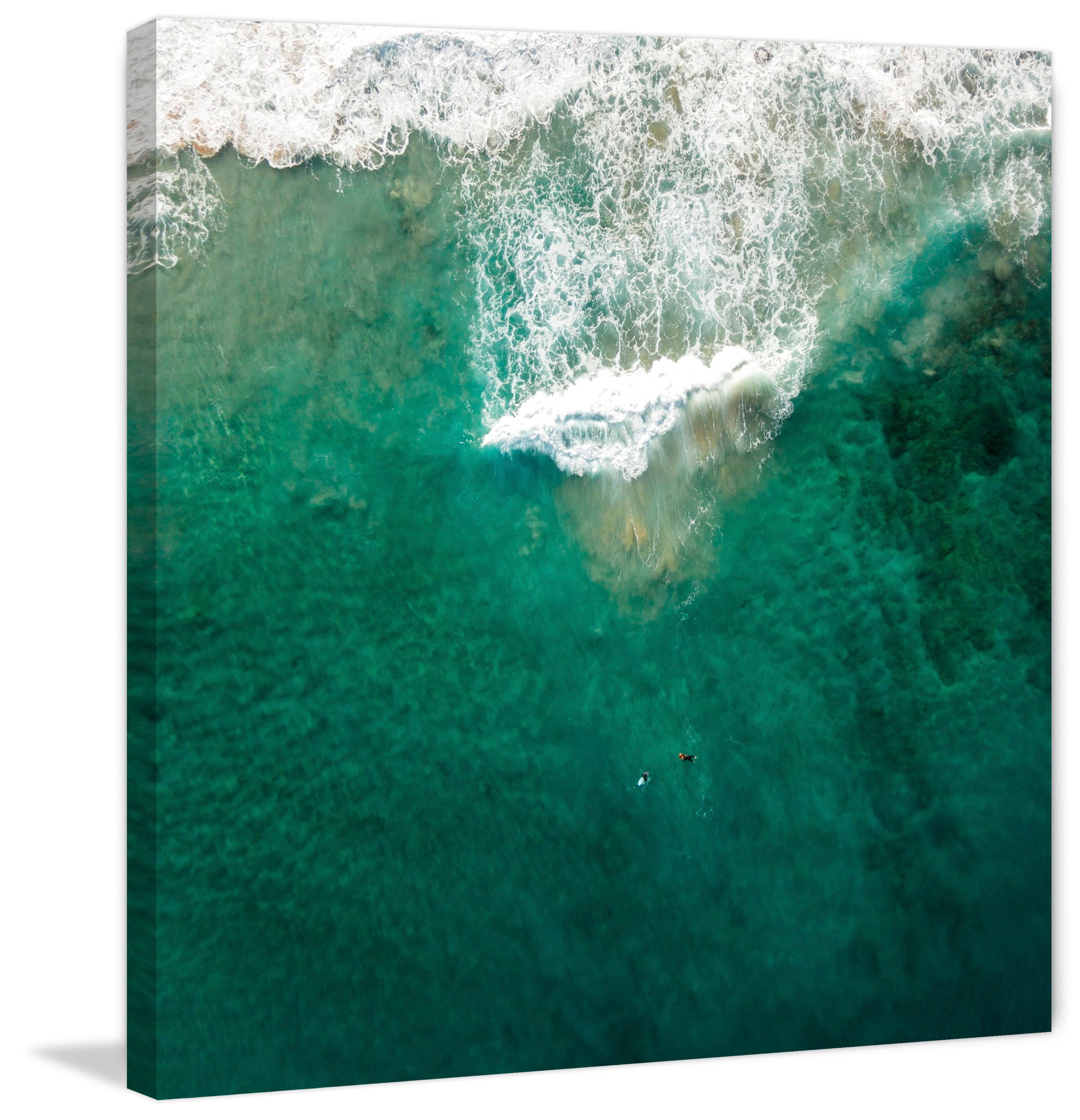"Wakesurfing" Painting Print on Wrapped Canvas