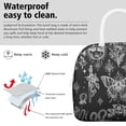 thumbnail image 3 of Lunch Bag Lunch Box for Women Reusable Insulated Lunch Bags,Water-Resistant Gothic Cooler Lunch Tote Bag, Large Capacity for Work Travel Picnic, 3 of 6