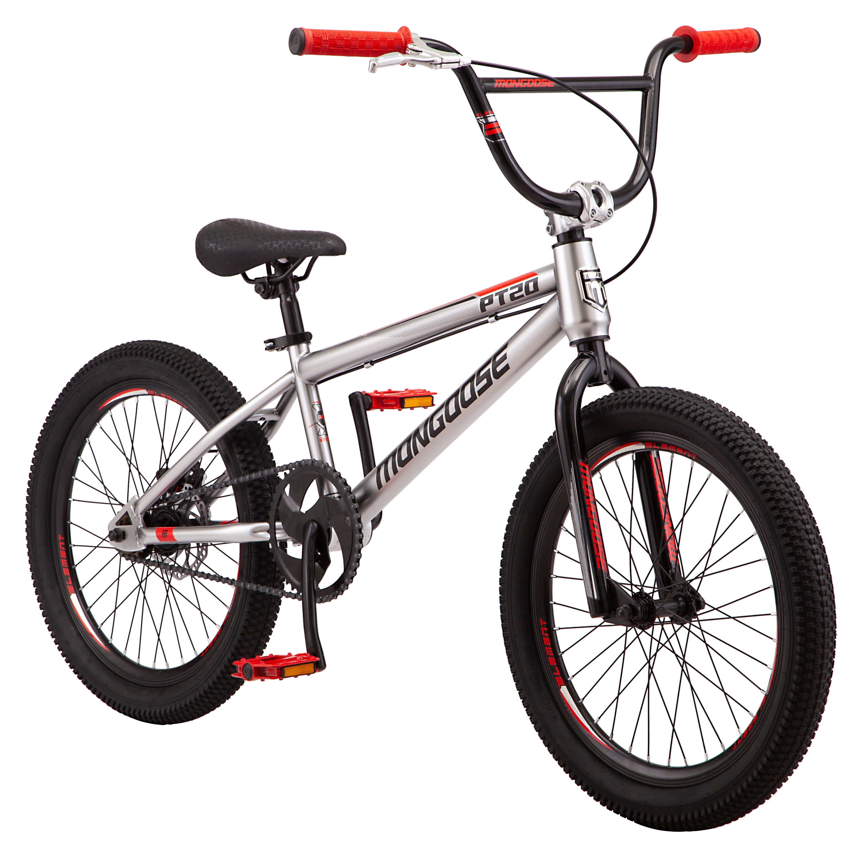 Mongoose PT20 BMX 20 in. Kids Bike, Single Speed, Boys, Silver / Black ... - 829Deaff 7bcf 4b2c B720 47fbf3fb80bf.a9f9ce61c90fa303811e774a820f4309