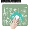 thumbnail image 4 of Cute Mouse Pad Mat, Green Flower Sage Plant Mouse Pad, Anti-Slip Rubber Base Office Decor Mice pad Aesthetic Mousepad for Computer & Laptop, 9 x8 inch, Minimalist Mint White Leaves, 4 of 6