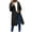 Black, variant on Staron Women's Long Hooded Waterproof Raincoat Lightweight Windproof Outdoor Travel Jacket with Pockets Adjustable Cuffs Casual Spring Fall Winter Coat Black XXL