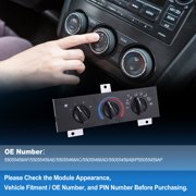 Unique Bargains A/C Heater Climate Control Switch Module Panel for Ram 1500 2500 3500 1998-2002 HVAC Climate Temp Unit No.55055459AF/55055459AE/55055466AC/55055466AD