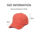 thumbnail image 2 of Gorro de invierno con agujero para cola de caballo para mujeres y hombres, para viajes al aire libre, gorra de béisbol informal y versátil de mezcla de seda dorada y plateada, 2 of 6