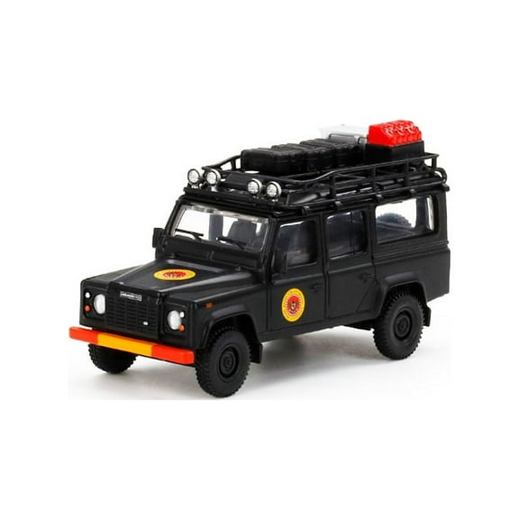 Land Rover Defender 110, Black - Mini GT MGT00158/48 - 1/64 scale Diecast Car