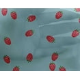 thumbnail image 3 of oneOone Georgette Viscose Fabric Raspberry Fruit Print Fabric BTY 42 Inch Wide, 3 of 4