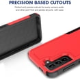 thumbnail image 5 of for Samsung Galaxy S21 Plus Case: Dual Layer Protective Heavy Duty Cell Phone Cover Shockproof Rugged with Screen Protector - Military Protection Bumper Tough - Samsung Galaxy S21+ Plus 5G, Red, 5 of 15