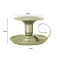 thumbnail image 4 of Portavelas metálicos cónicos para bodas | Soporte decorativo para velas para centro de mesa de comedor | Decoración del hogar para fiestas navideñas, sala de estar, repisa de chimenea, 4 of 7