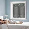 thumbnail image 3 of Black Grey Window Privacy Film, Modern Abstract Diamond Luxury Gradient Static Cling UV Sun Blocking Heat Control Window Tint Day and Night, Non-Adhesive One Way Windows Privacy Cover 19.6''x39.3'', 3 of 7