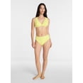 thumbnail image 2 of Time and Tru Women's and Women's Plus Ribbed Mid Rise Bikini Bottoms, Sizes XS-3X, 2 of 5