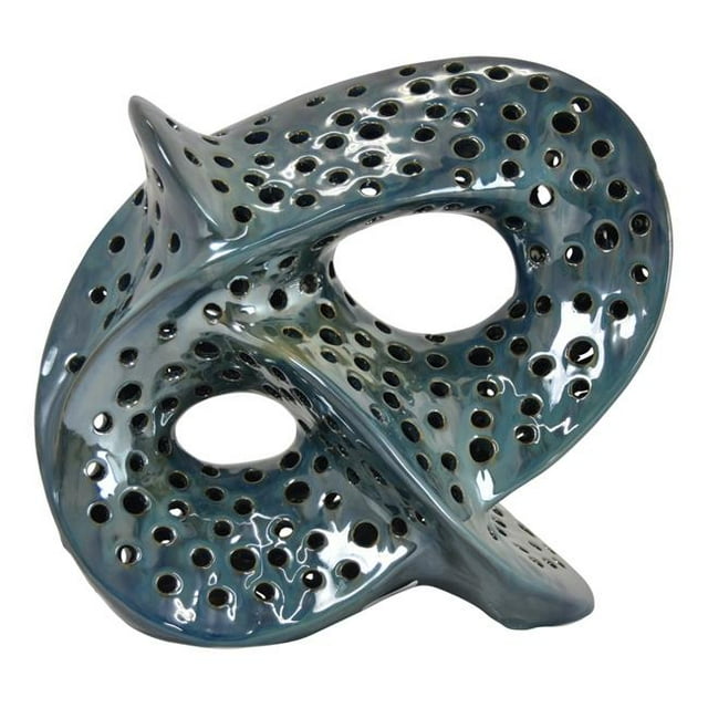 Plutus Brands PBTH94073 Porcelain Sculpture, Blue