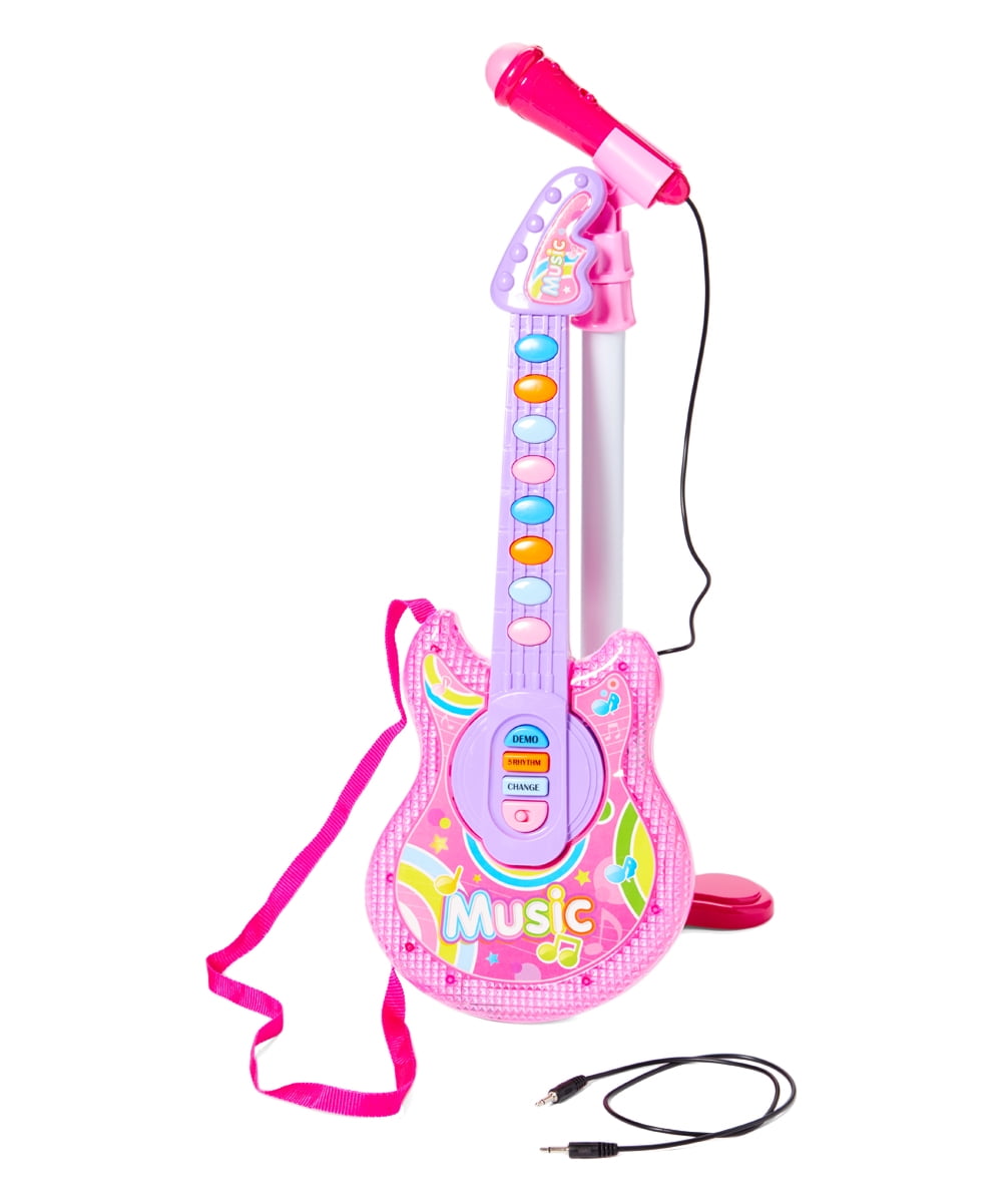 Dash Toyz Kids Electric Guitar Play Set 2 in 1 W/ MP3 Player ...