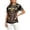 Z3 Black, variant on Women Mexico Ombre Gradient Graphic Print Top Short Sleeve Soccer Jersey Style Crew Neck Tee Classic Football Fan Athletic Sport Shirt