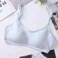thumbnail image 2 of Uccdo 4 Packs Teens Girls Adjustable Strap Solid Training Bra Sets Wireless Padded Crop Cami Sports Bra 10-16T, 2 of 8