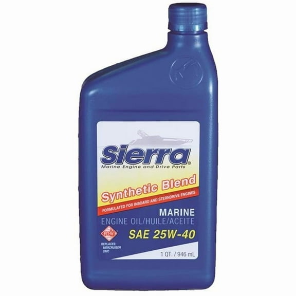Sierra 18-9440-2 25W40 Synthetic Blend Engine Oil 1 Quart