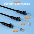 thumbnail image 4 of AN112 1920P HD Inspection Borescope, 8mm IP67 Waterproof Camera with 8 Dimmable LEDs, 16.4ft/5m Semi-Rigid Cable, Compatible with iOS 9.0+ & Android 6.0+, Professional Plumbing/Sewer/Automotive, 4 of 7