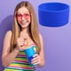 thumbnail image 4 of Funda de silicona para tazas | Resistente al calor (de -40 °C a 230 °C) | Funda protectora aislante para botellas de vidrio | Agarre vertical antideslizante | Portavasos reutilizable para bebidas, 4 of 5