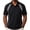 Black, variant on Mens Polo Shirts Relaxed Fit Comfortable Button Placket Tops Quick Drying Stretch Thin T-Shirt Activewear Clothing Black Size XXXL