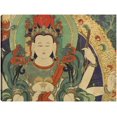 thumbnail image 1 of Cuadro Decorativo - Buda dichoso de la vendimia Jr Impresión en canvas, estrechado., 1 of 2