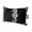 Black, White, variant on Coastal Seahorse Outdoor Pillows for Chaise Lounge Chair Waterproof Lumbar Pillows with Insert&Adjustable Elastic Strap Beach Headrest Pillow Summer Ocean Chic Textured Black Pool Pillow 11"x16"