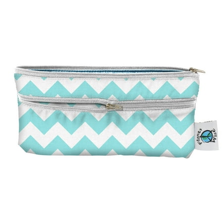 Planet Wise Travel Wet/Dry Bag, Teal Chevron